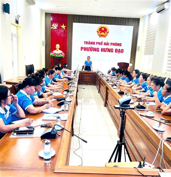 HỘI LHPN PHƯỜNG HƯNG ĐẠO TỔ CHỨC HỘI NGHỊ SƠ KẾT QUÝ I, TRIỂN KHAI NHIỆM VỤ TRỌNG TÂM QUÝ II NĂM 2026 VÀ CHƯƠNG TRÌNH “CHA, MẸ ĐỠ ĐẦU” GIAI ĐOẠN 2026-2031.