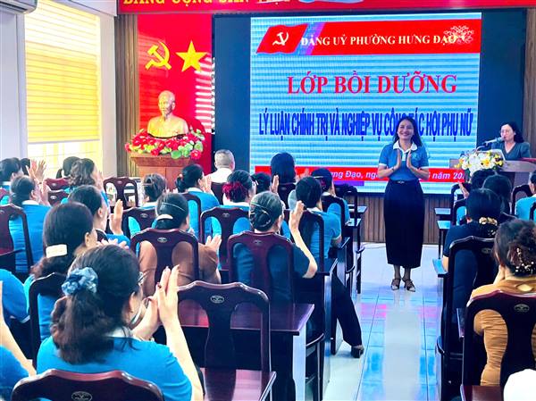 HỘI LHPN PHƯỜNG HƯNG ĐẠO: BỒI DƯỠNG LÝ LUẬN CHÍNH TRỊ VÀ NGHIỆP VỤ CÔNG TÁC HỘI NĂM 2026
