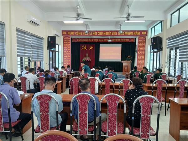 BAN CHỈ HUY QUÂN SỰ PHƯỜNG HƯNG ĐẠO SƠ KẾT THỰC HIỆN NHIỆM VỤ 6 THÁNG ĐẦU NĂM 2026