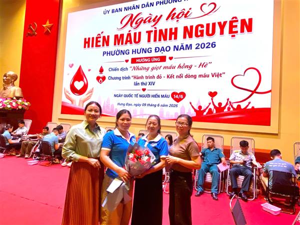 Hội LHPN phường: LAN TỎA YÊU THƯƠNG – CHUNG TAY HIẾN MÁU CỨU NGƯỜI