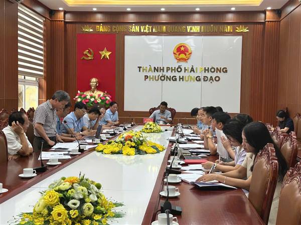 PHƯỜNG HƯNG ĐẠO: HỘI NGHỊ BAN CHỈ ĐẠO CÔNG TÁC GIẢI PHÓNG MẶT BẰNG