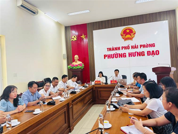 Ủy ban Kiểm tra Đảng ủy phường Hưng Đạo tổ chức Hội nghị sơ kết công tác kiểm tra, giám sát và thi hành kỷ luật của Đảng 9 tháng, triển khai nhiệm vụ trọng tâm 3 tháng cuối năm 2026