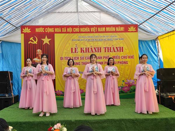 Khánh thành Di tích lịch sử cấp thành phố – Miếu Chử Khê