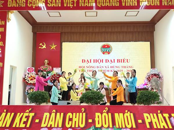 ĐẠI HỘI ĐẠI BIỂU HỘI NÔNG DÂN XÃ HÙNG THẮNG LẦN THỨ NHẤT, NHIỆM KỲ 2025 – 2030