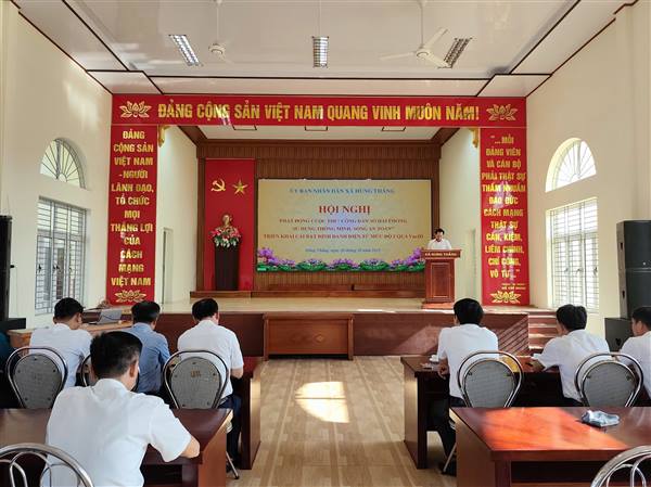 Ủy ban nhân dân xã Hùng Thắng phát động cuộc thi “ Công dân số Hải Phòng: Sử dụng thông minh – sống an toàn” và triển khai cài đặ định danh mức độ 2 qua ứng dụng VNEID
