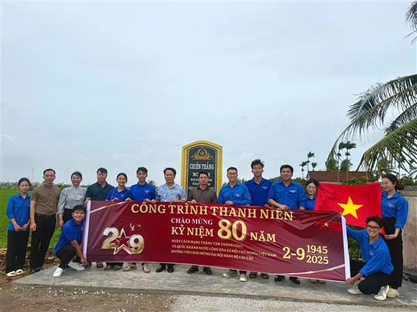  KHÁNH THÀNH CÔNG TRÌNH THANH NIÊN “BIA CHIẾN THẮNG” – DẤU ẤN TRI ÂN & TỰ HÀO 
