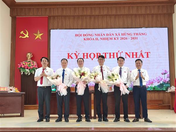 HĐND xã Hùng Thắng khóa II tổ chức Kỳ họp thứ nhất, kiện toàn các chức danh chủ chốt