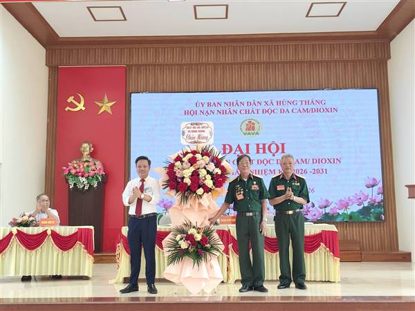 Đại hội Hội Nạn nhân chất độc da cam/dioxin xã Hùng Thắng lần thứ nhất, nhiệm kỳ 2026–2031