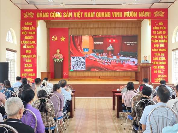 Xã Hùng Thắng quán triệt, triển khai Nghị quyết số 05-NQ/TW và Quy định số 21-QĐ/TW về công tác kiểm tra, giám sát của Đảng