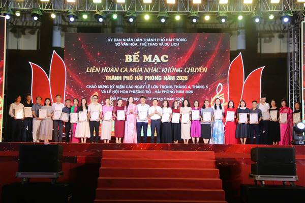 XÃ HÙNG THẮNG ĐẠT GIẢI XUẤT SẮC TẠI LIÊN HOAN CA MÚA NHẠC KHÔNG CHUYÊN THÀNH PHỐ HẢI PHÒNG NĂM 2026