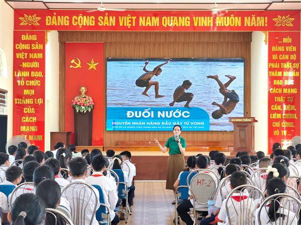 HÙNG THẮNG TỔ CHỨC HỘI NGHỊ TUYÊN TRUYỀN CÔNG TÁC XÃ HỘI VỚI TRẺ EM NĂM 2026