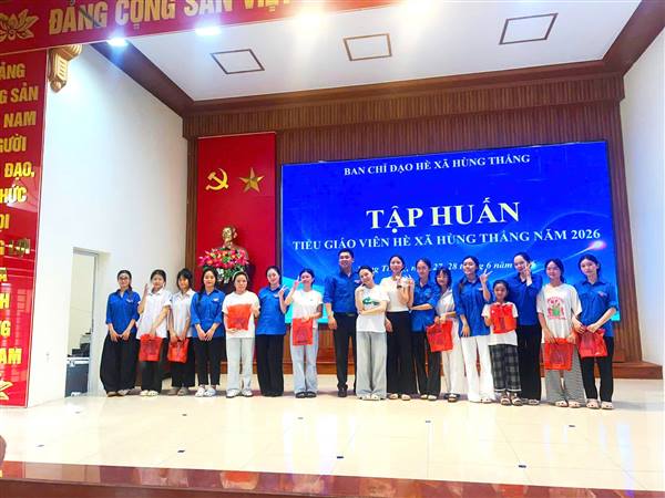 Hội trại truyền thống hè 2026 - Nơi tuổi trẻ Hùng Thắng thắp sáng khát vọng cống hiến