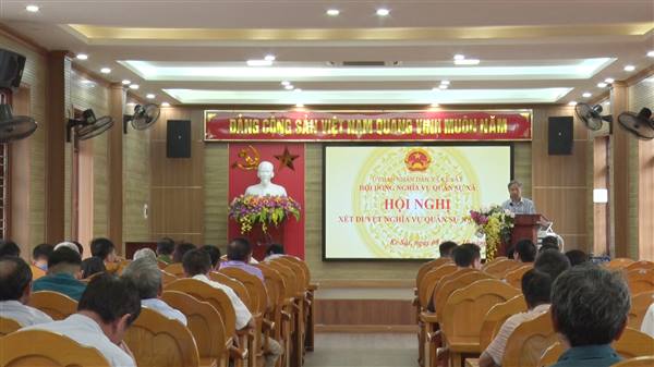 UBND xã tổ chức Hội nghị triển khai kế hoạch tuyển chọn và gọi công dân nhập ngũ, công dân thực hiện nghĩa vụ tham gia Công an nhân dân năm 2026