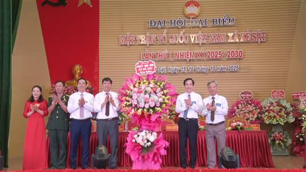 Đại hội đại biểu MTTQ Việt Nam xã Kẻ Sặt lần thứ I, nhiệm kỳ 2025-2030 thành công tốt đẹp