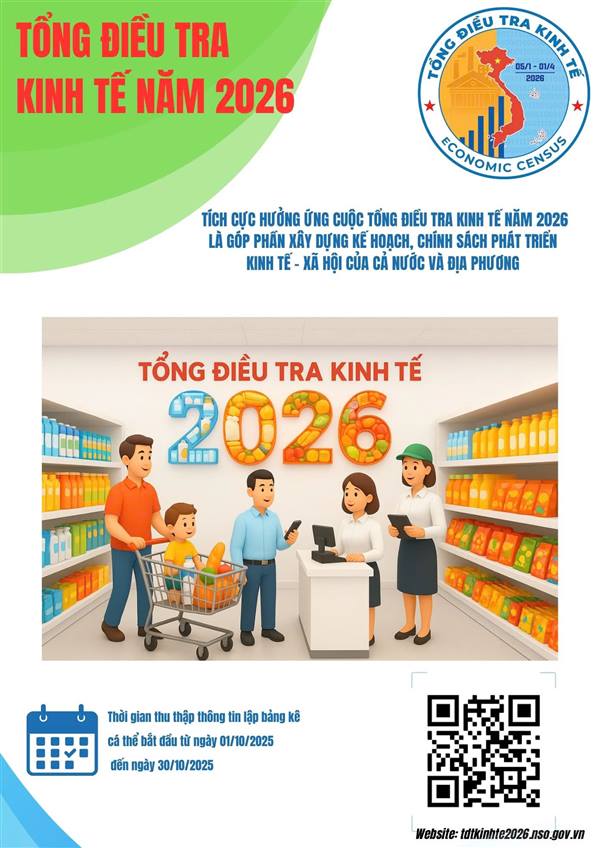 Tuyên truyền Tổng điều tra kinh tế năm 2026