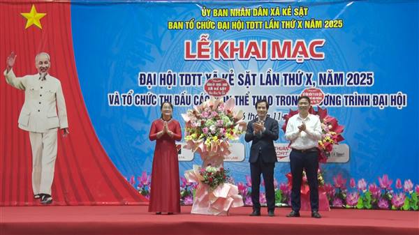 Khai mạc Đại hội Thể dục thể thao xã Kẻ Sặt lần thứ X năm 2025