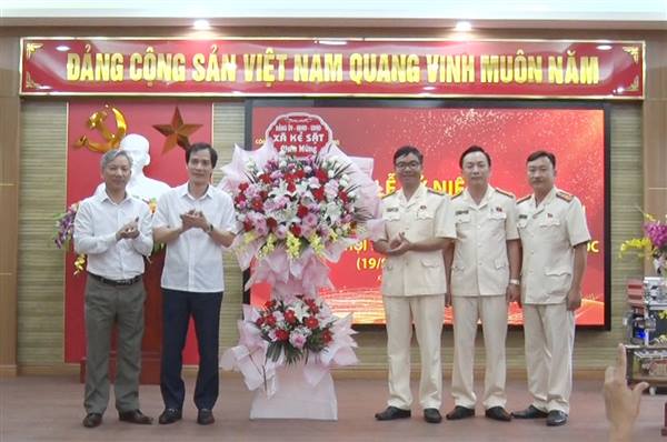 CÔNG AN XÃ KẺ SẶT TỔ CHỨC LỄ KỶ NIỆM 80 NĂM NGÀY TRUYỀN THỐNG CÔNG AN NHÂN DÂN VÀ 20 NĂM NGÀY HỘI TOÀN DÂN   BẢO VỆ AN NINH TỔ QUỐC
