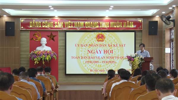 Ngày hội “Toàn dân bảo vệ an ninh Tổ quốc” năm 2025 xã Kẻ Sặt