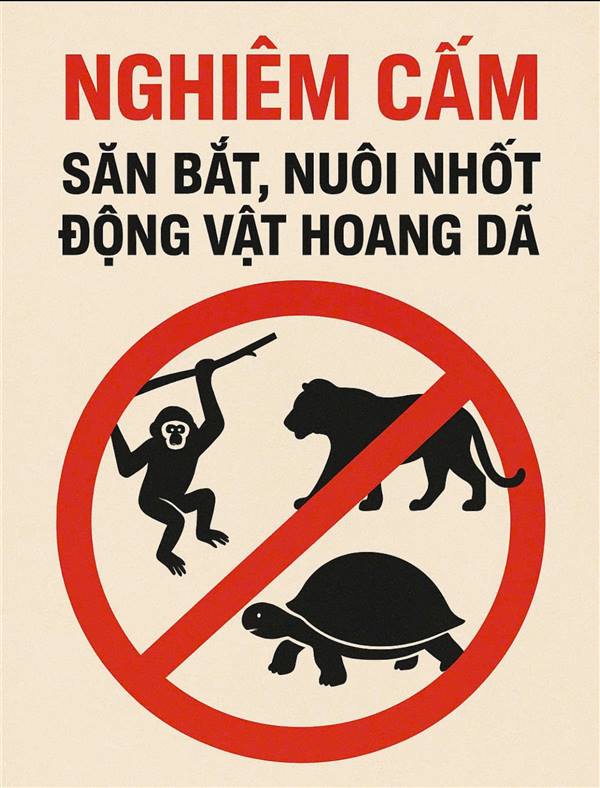 Tuyên truyền về bảo vệ các loài động vật hoang dã và bảo vệ nguồn lợi thủy sản trên địa bàn xã