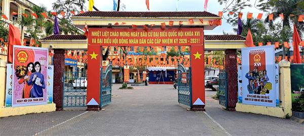 Tất cả các Tổ Bầu cử trên địa bàn xã đều đã hoàn thành mọi công tác chuẩn bị, sẵn sàng cho ngày bầu cử 15/3/2026