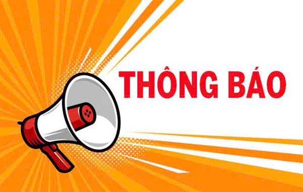 Thông báo về việc tổ chức cưỡng chế thu hồi đất