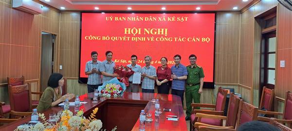 Hội nghị công bố Quyết định về công tác cán bộ