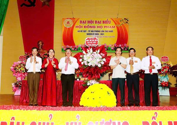 Hội đồng họ Phạm xã Kẻ Sặt tổ chức thành công Đại hội đại biểu lần thứ I, nhiệm kỳ 2026-2031 