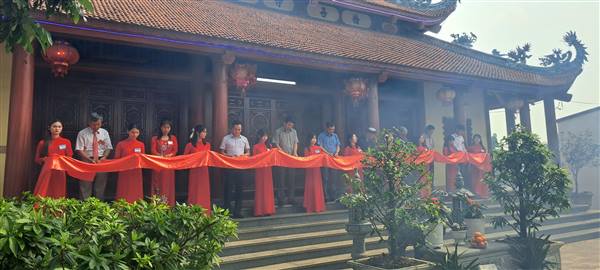 Lễ cắt băng khánh thành Chùa Trung Thiện, thôn Bằng Trai
