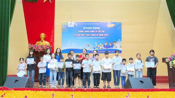 BCĐ Hoạt động hè tổ chức Khai mạc Hoạt động hè  và Phát động tháng hành động vì Trẻ em năm 2026 trên địa bàn xã
