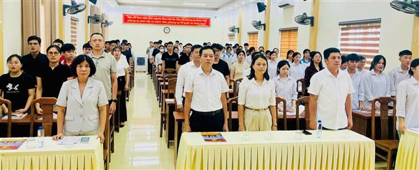 Trung tâm Chính trị xã Kẻ Sặt khai giảng lớp bồi dưỡng nhận thức về Đảng khóa III năm 2026 và Chuyên đề giáo dục đạo đức cách mạng trong thời kỳ mới