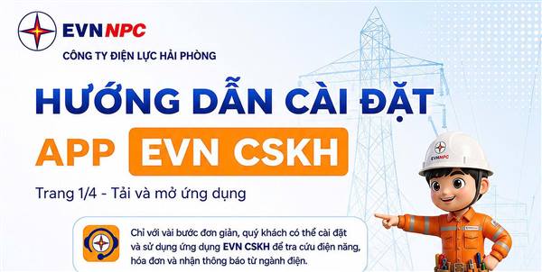 Hướng dẫn cài đặt app EVN CSKH