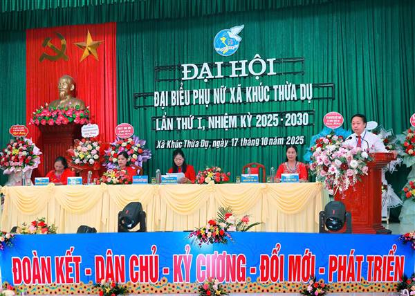 ĐẠI HỘI ĐẠI BIỂU PHỤ NỮ XÃ KHÚC THỪA DỤ LẦN THỨ I.