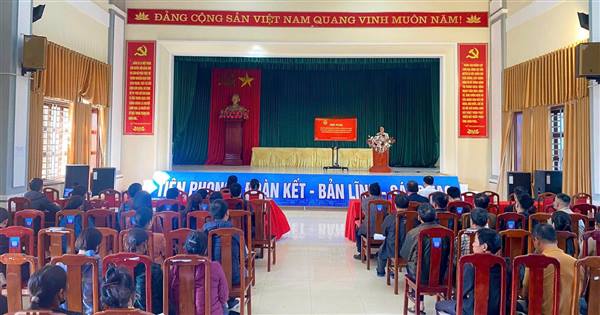 TRIỂN KHAI CHÍNH SÁCH THUẾ MỚI CHO CÁC HỘ KINH DOANH TRÊN ĐỊA BÀN XÃ.