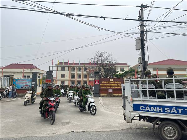 CÔNG AN XÃ KHÚC THỪA DỤ RA QUÂN TẤN CÔNG, TRẤN ÁP TỘI PHẠM, BẢO ĐẢM AN NINH TRẬT TỰ, BẢO VỆ TUYỆT ĐỐI AN NINH, AN TOÀN ĐẠI HỘI ĐẠI BIỂU TOÀN QUỐC LẦN THỨ XIV CỦA ĐẢNG, BẦU CỬ ĐẠI BIỂU QUỐC HỘI KHOÁ XVI, HĐND CÁC CẤP NHIỆM KỲ 2026-2031 VÀ TẾT NGUYÊN ĐÁN BÍNH NGỌ 2026.