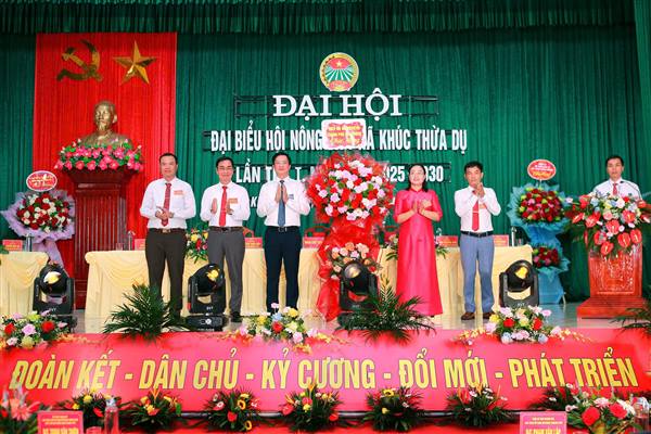 ĐẠI HỘI ĐIỂM HỘI NÔNG DÂN XÃ KHÚC THỪA DỤ, NHIỆM KỲ 2025-2030