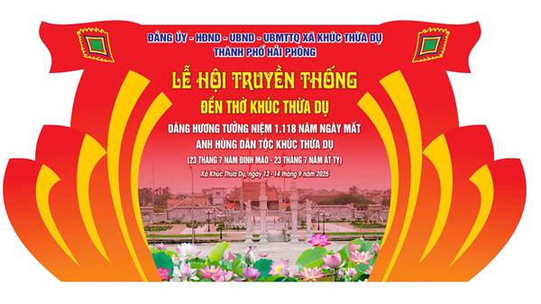 LỄ HỘI ĐỀN THỜ KHÚC THỪA DỤ - TƯỞNG NIỆM, TRI ÂN NGƯỜI CÓ CÔNG ĐẦU TRONG CÔNG CUỘC XÂY DỰNG NỀN TỰ CHỦ ĐẤT NƯỚC.