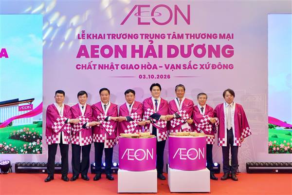 Khai trương Trung tâm thương mại AEON Hải Dương, mở thêm điểm đến thương mại hiện đại tại Hải Phòng