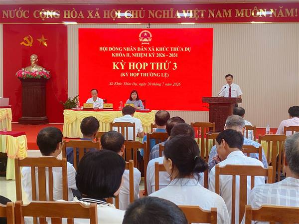 HĐND xã Khúc Thừa Dụ thông qua 6 Nghị quyết tại Kỳ họp thứ Ba 