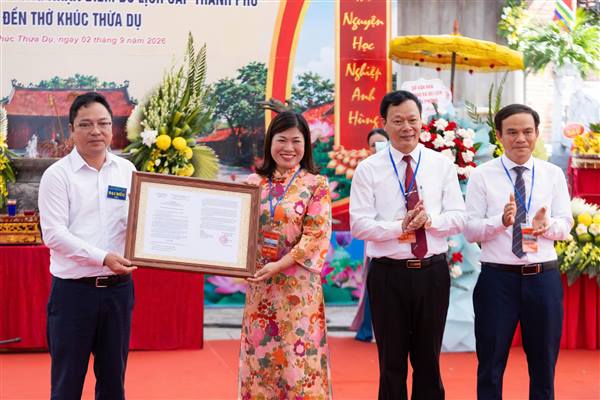 Khai hội Đền thờ Khúc Thừa Dụ, đón nhận quyết định công nhận điểm du lịch