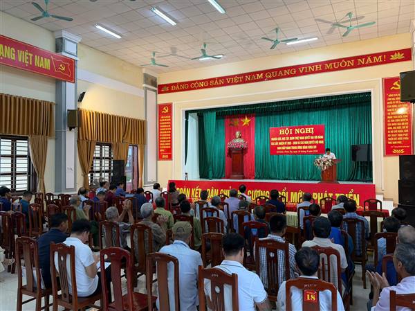 Xã Khúc Thừa Dụ quán triệt Nghị quyết Đại hội XIV của Đảng và nghị quyết đại hội Đảng các cấp