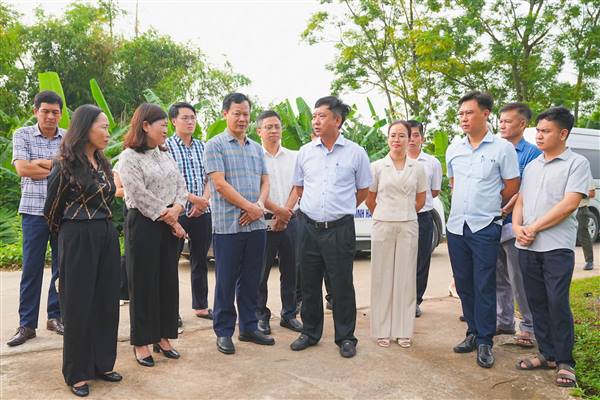 Phó Chủ tịch UBND thành phố Trần Văn Quân kiểm tra thực địa và làm việc với 5 xã khu vực Ninh Giang về phát triển kinh tế - xã hội, giải ngân đầu tư công