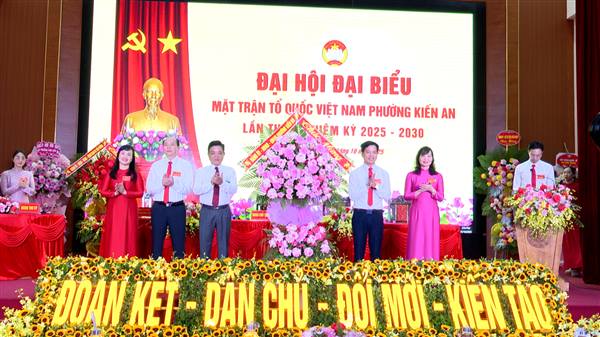 Đại hội đại biểu Mặt trận Tổ quốc Việt Nam phường Kiến An lần thứ I, nhiệm kỳ 2025 – 2030 diễn ra thành công tốt đẹp