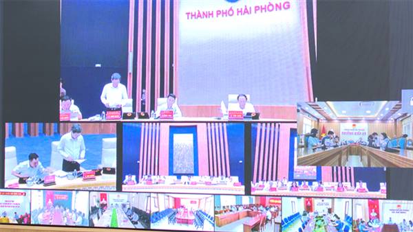 Phường Kiến An tham dự Hội nghị UBND thành phố nghe báo cáo, cho ý kiến về thực hiện mô hình chính quyền địa phương 2 cấp