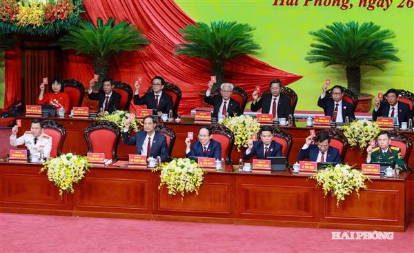 ĐẠI HỘI ĐẢNG BỘ THÀNH PHỐ HẢI PHÒNG NHIỆM KỲ 2025 - 2030 THÀNH CÔNG TỐT ĐẸP