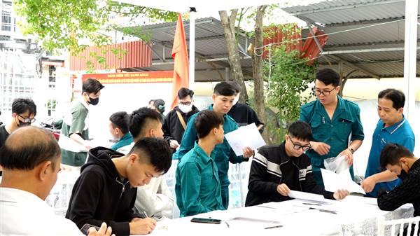 Phường Kiến An sơ tuyển sức khỏe nghĩa vụ quân sự và thực hiện nghĩa vụ tham gia Công an nhân dân năm 2026