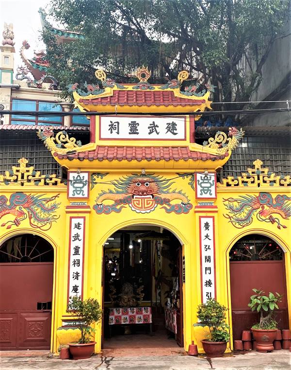 ĐỀN KIẾN VŨ - di tích lịch sử văn hóa cấp Thành phố