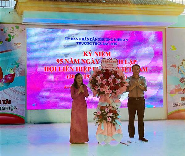 Trường THCS Bắc Sơn kỷ niệm 95 năm thành lập  Hội liên hiệp Phụ nữ Việt Nam 
