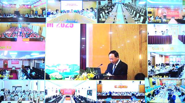 Đảng uỷ phường Kiến An tham dự Hội nghị trực tuyến toàn quốc tập huấn Công tác Khoa giáo năm 2025