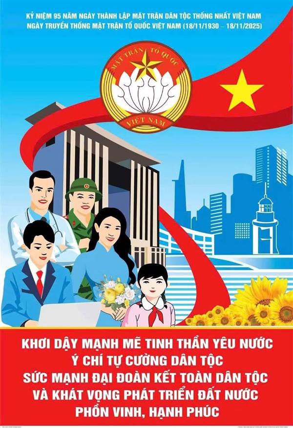 Kỷ niệm 95 năm Ngày truyền thống Mặt trận Tổ quốc Việt Nam 18/11/1930 - 18/11/2025 