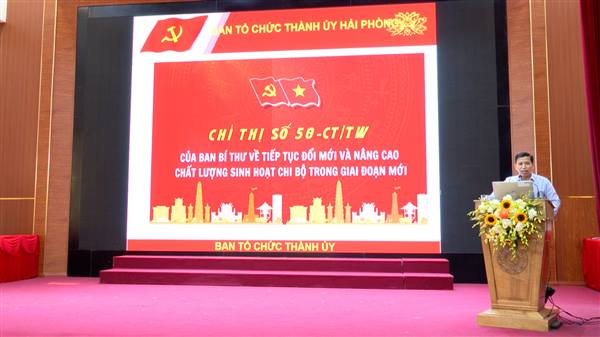 Hội nghị tập huấn, bồi dưỡng nghiệp vụ công tác Đảng năm 2025